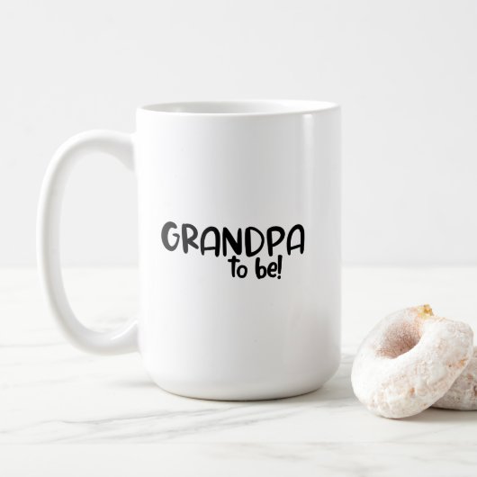 Mug - Grandpa To Be! Koffiemok (Met donut)