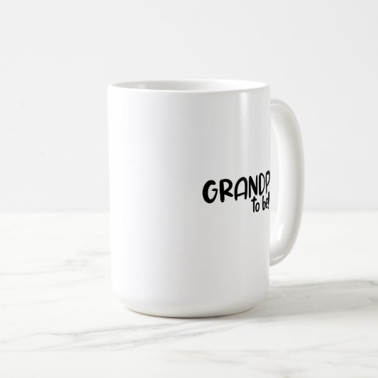 Mug - Grandpa To Be! Koffiemok (Voorkant rechts)