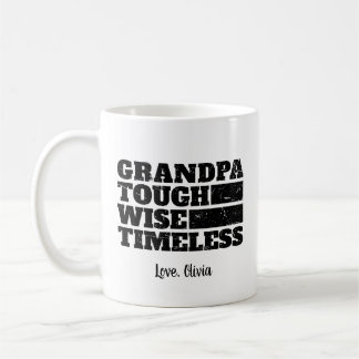 Mug Grandpa Touch Wise Timeless Personnalisé