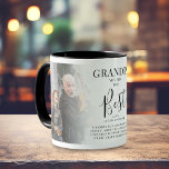 Mug 'GRANDPA' vous êtes le meilleur' Photos, Noms et C<br><div class="desc">Faites savoir à grand-père combien il est aimé avec cette tasse à café photo de keepsaké élégant. Conçu avec 2 de vos photos préférées, qui peut être facilement téléchargé à partir d'un ordinateur ou de votre téléphone, le texte "Grandpa you are the Best" dans élégant script de calligraphie, nom/s et...</div>