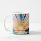 Mug Grandpa Watercolor Sunrise Inspirant Citation (Gauche)