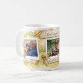 Mug Grandpa's Favorite Activities Custom Text Photo (Devant gauche)