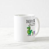 Mug Grandpasaurus Et Enfants Chemise Personnalisée (Devant droit)