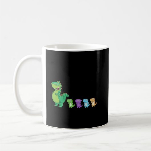 Mug Grandpasaurus Et Enfants Personnalisés  (Gauche)