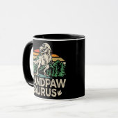 Mug Grandpawsaurus Dinosaur Grandpa Grandpaw Saurus (Devant gauche)
