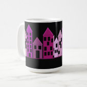 Mug Grands bâtiments colorés (Devant gauche)