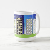 Mug Grands bâtiments de bureaux (Devant droit)