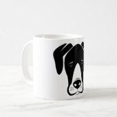 Mug Grands Danois de manteau (Devant gauche)