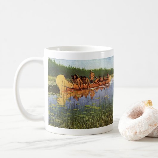 Mug Grands Explorateurs par Remington, Pionniers de l' (Avec donut)