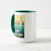 Mug Grands Lacs | Lac Érié (Devant gauche)