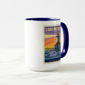 Mug Grands Lacs | Lac Michigan (Devant droit)