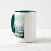 Mug Grands Lacs | Lac Ontario (Devant gauche)