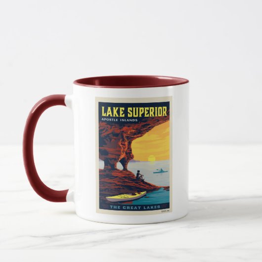 Mug Grands Lacs | Lac Supérieur (Gauche)