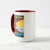 Mug Grands Lacs | Lac Supérieur (Devant gauche)