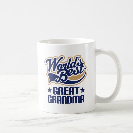 Mug Grands mondes de grand-maman meilleurs (Droite)