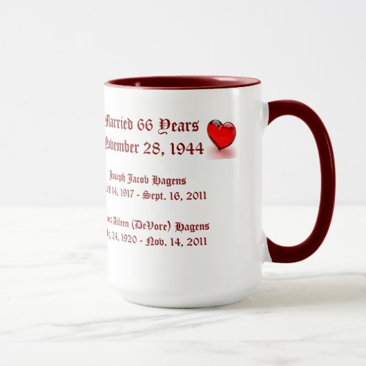 Mug Grands-parents 2 de Hagens (Droite)