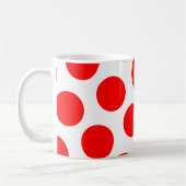 Mug Grands pois blancs et rouges (Gauche)