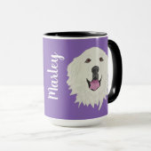 Mug Grands Pyrénées personnalisables (Devant droit)