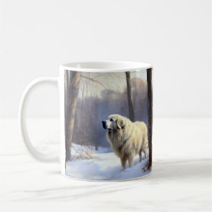 Mug Grands Pyrénées Qu'il neige Noël