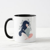 Mug Grands rêves de grands cheveux (Gauche)