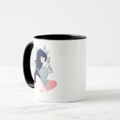 Mug Grands rêves de grands cheveux (Devant gauche)