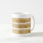 Mug Grands rouleaux de mer morte ORIGINAUX de rouleau (Devant droit)