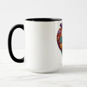 Mug Grands sentiments, petit corps – Drôle de monstre (Gauche)