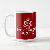 Mug Grands surdimensionnés faits sur commande gardent (Gauche)