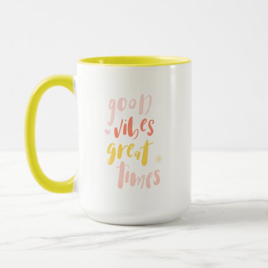 Mug Grands temps de Good Vibes (Gauche)
