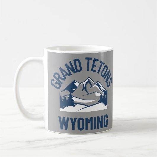 Mug Grands Tetons Wyoming (Gauche)