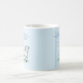Mug Grandson Baptême Blue Boy Lamb Personnalisé (Centre)