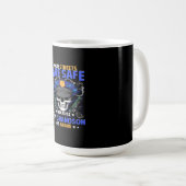 Mug Grandson Cop Mince Ligne Bleue Grand Son (Devant droit)