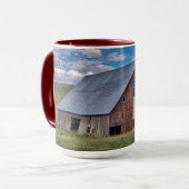 Mug Grange avec le drapeau américain | Colfax, (Devant gauche)