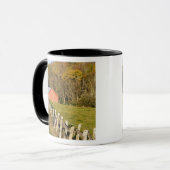 Mug Grange et fencerow rouges le long de l'arête bleue (Devant gauche)