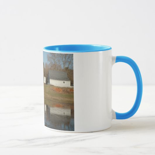 Mug Grange grise - réflexions de sérénité (Droite)