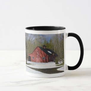 Mug Grange rouge en hiver