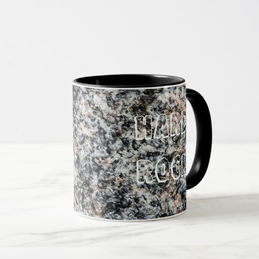 Mug Granit - Hard Rock (Devant droit)