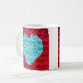 Mug Granny Carré Heart Mug, Heart cup (Devant gauche)