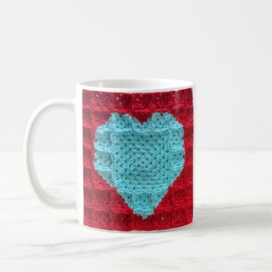 Mug Granny Carré Heart Mug, Heart cup (Gauche)