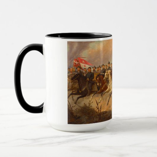 Mug Grant et ses généraux par Ole Peter Hansen Balling (Gauche)