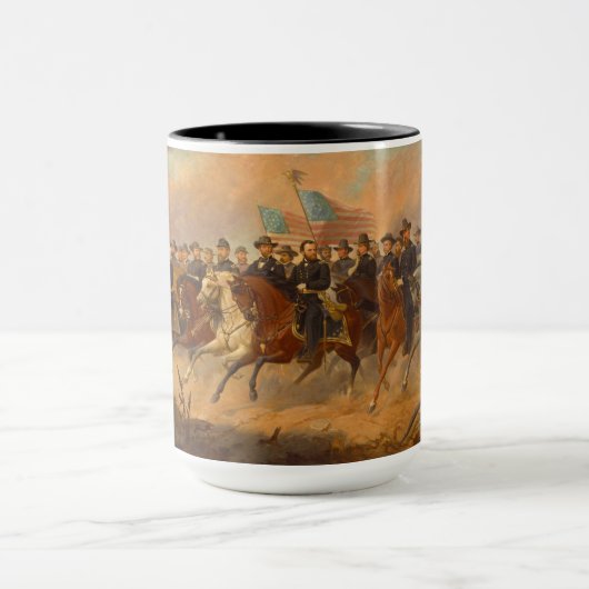 Mug Grant et ses généraux par Ole Peter Hansen Balling (Centre)