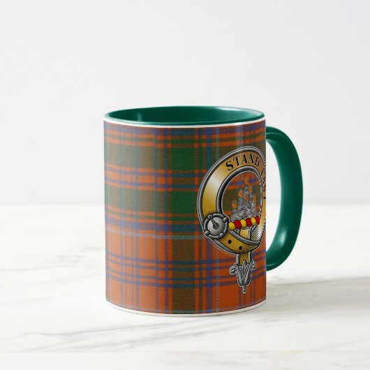Mug Grant Tartan & Badge (Devant droit)