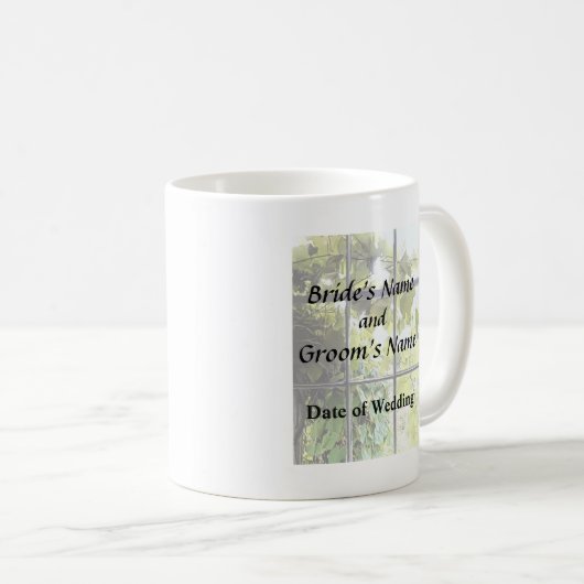 Mug Grapevines Seen Through Window (Devant droit)