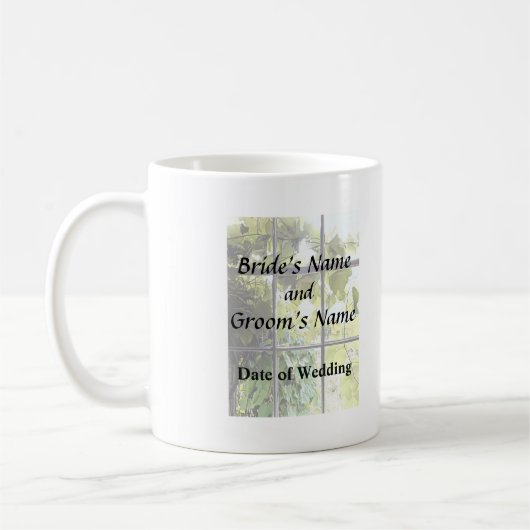 Mug Grapevines Seen Through Window (Gauche)