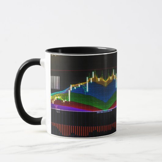 Mug Graphique С et lestico avec indicateur "Arc en cie (Gauche)