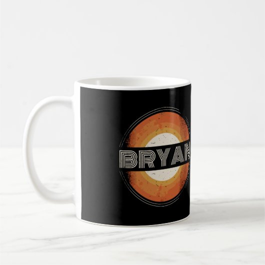 Mug Graphique 365 Prénom Bryan Retro Personnalisé Vi (Gauche)