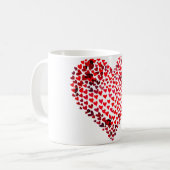 Mug Graphique 3D Hearts Valentines Day (Devant gauche)