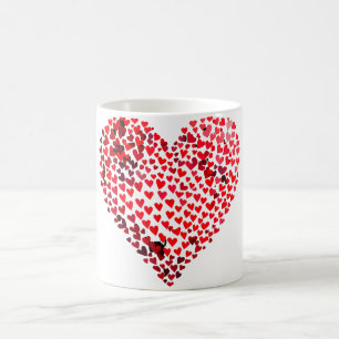 Mug Graphique 3D Hearts Valentines Day