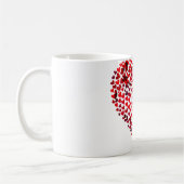 Mug Graphique 3D Hearts Valentines Day (Gauche)
