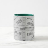 Mug Graphique à bougies du marché stock Money Forex (Centre)